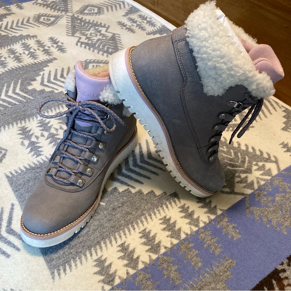 GUC Cole Haan ZeroGrand Gray Boots